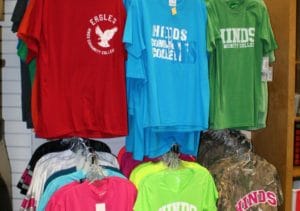 The Rankin Campus bookstore has lots of items for sale.