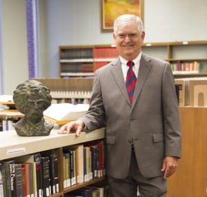 Dr. Tom Burnham in the McLendon Library on the Raymond Campus of Hinds Community College. Hinds Community College will honor Alumnus of the Year Dr. Tom Burnham of Oxford; Alumni Service Award recipient Valley Services Inc., headquartered in Flowood, and Sports Hall of Fame Inductees Linda Alford of Jackson, the late Johnny Bishop of Pelahatchie, Morris Currie of Bolton, Rob Fyke of Starkville and Jackson native Paul Jamison at the Oct. 15 Alumni Recognition Dinner. The reception is 4:30 p.m. with the dinner to begin at 5 p.m. at Mayo Gymnasium on the Raymond Campus. For information on purchasing tickets call 601.857.3363.