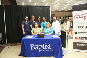 Baptist Health Systems was one of three sponsors, along with Empire Trucking and Stribling Equipment, for the Nov. 8 Hinds Community College Career Exploration Day on Nov. 8 at the Rankin Campus.