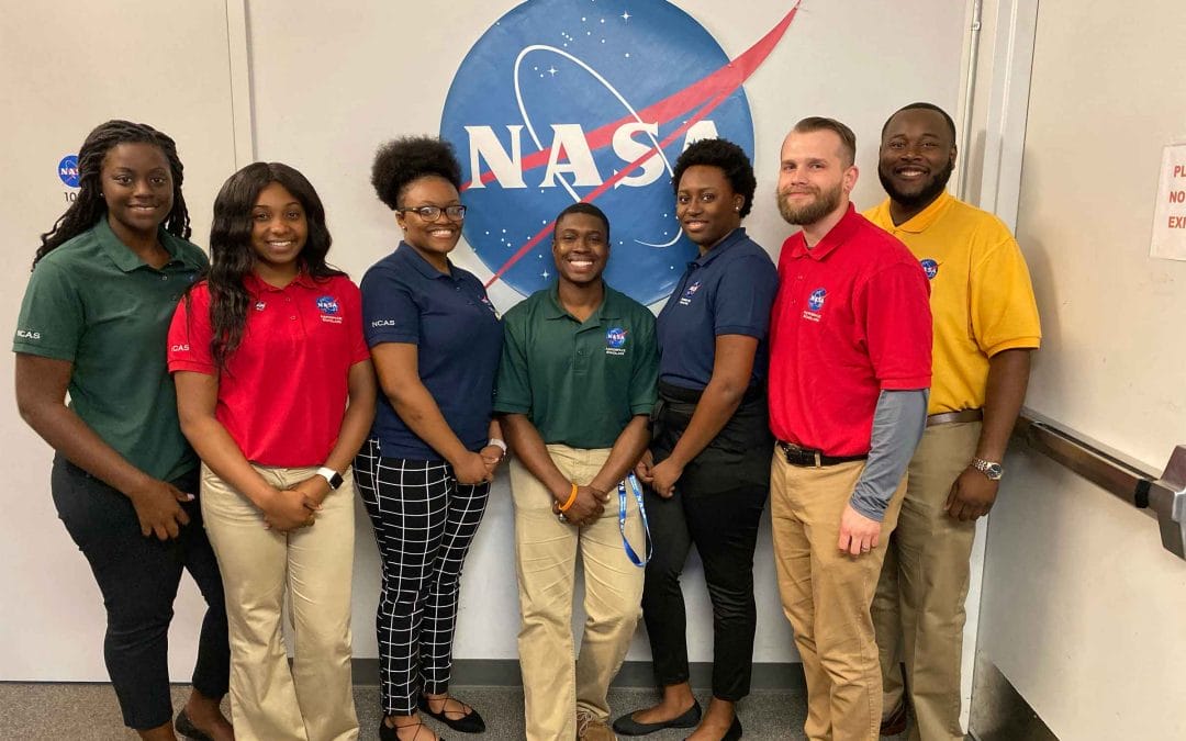 Students participate in NASA on-site experience