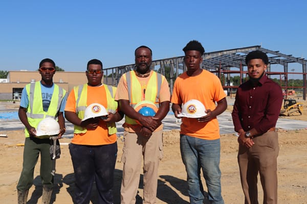 Carpentry students spend summer working hands-on project