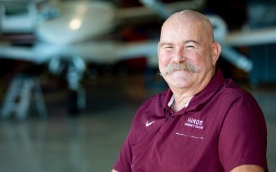 Hinds aviation instructor keeps promise, earns degree