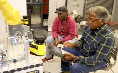 Corps employees learn about robotics at Vicksburg Campus