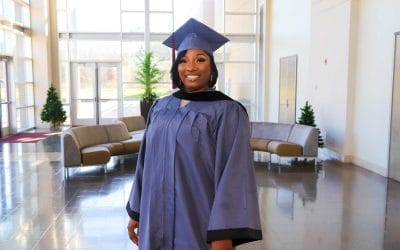 Graduate turns tragedy into triumph